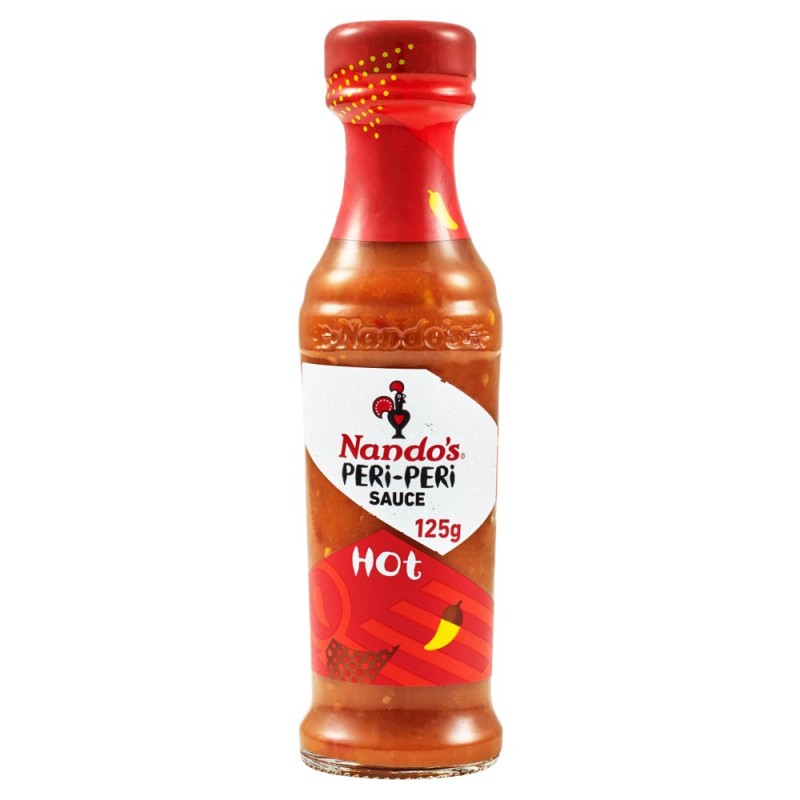 Nandos Hot Peri Peri Sauce (125ml)