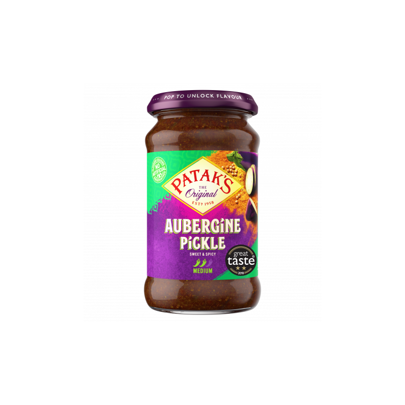 Patak's Brinjal/Aubergine Pickle (312g)