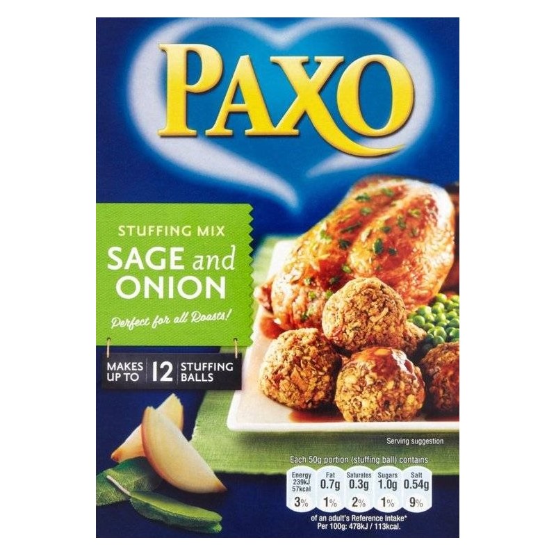 Paxo - Sage & Onion Stuffing (170g)