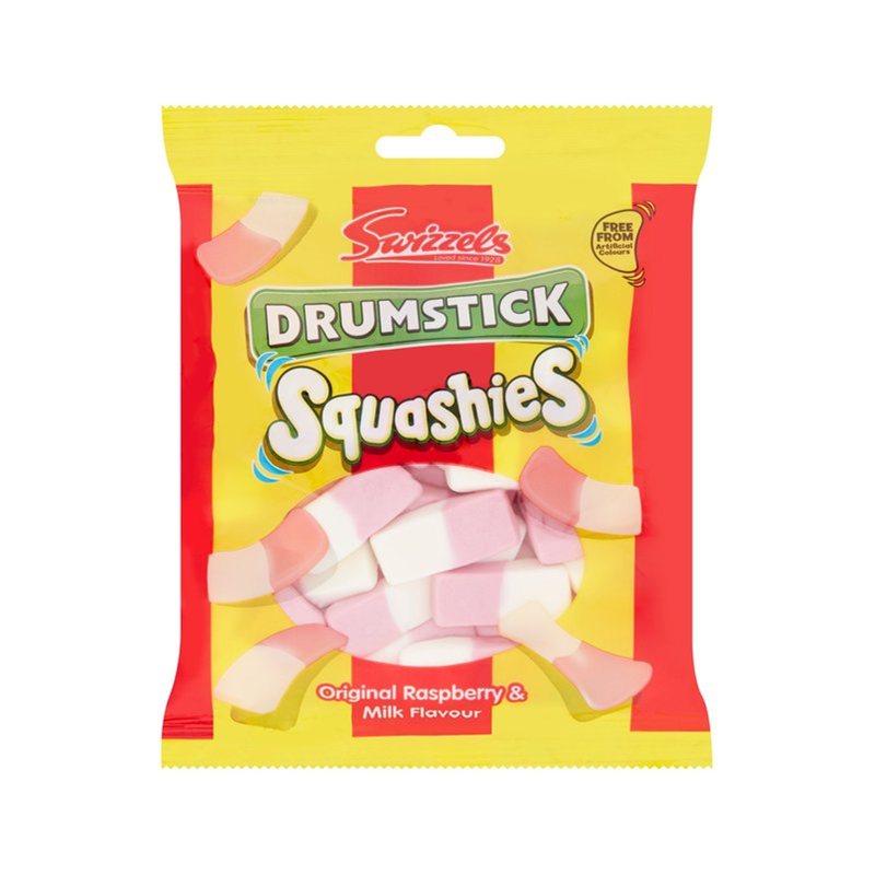 Squashies - Original Drumstick (Raspberry & Milk Flavour) (140g)