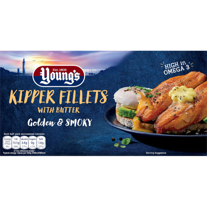 Young's Kipper Fillets with Butter (170g)