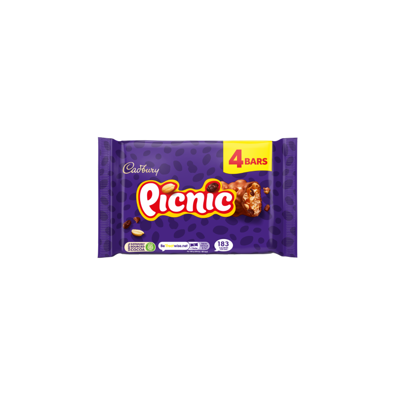 Cadbury - Picnic Multipack (4/128g)