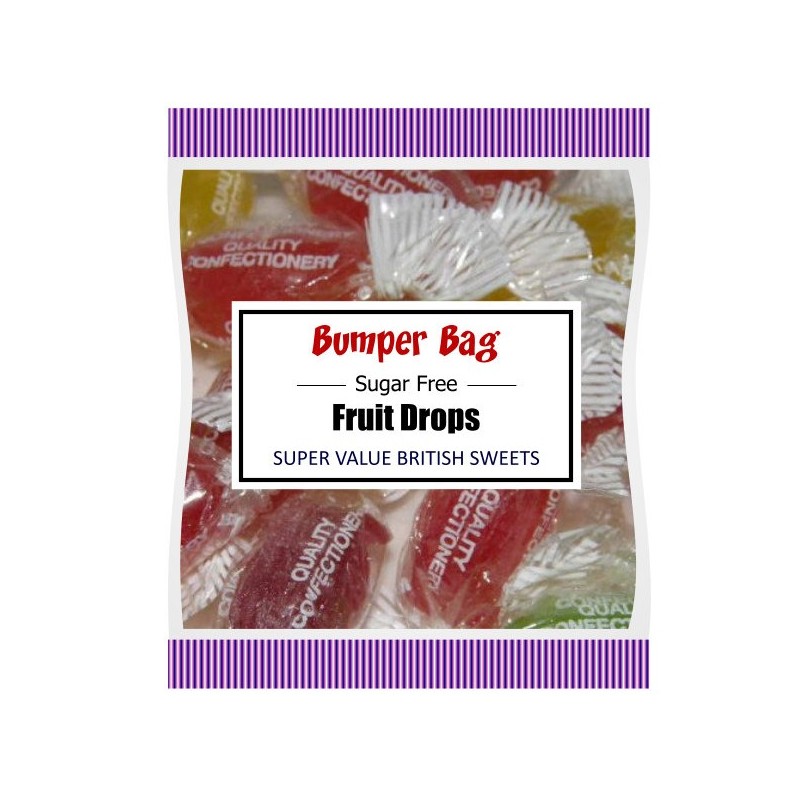 Bumper Bag Fruit Drops - Sugar Free (75g)