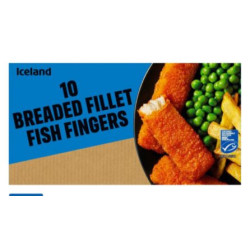 Iceland Breaded Fish Fingers (10/250g)