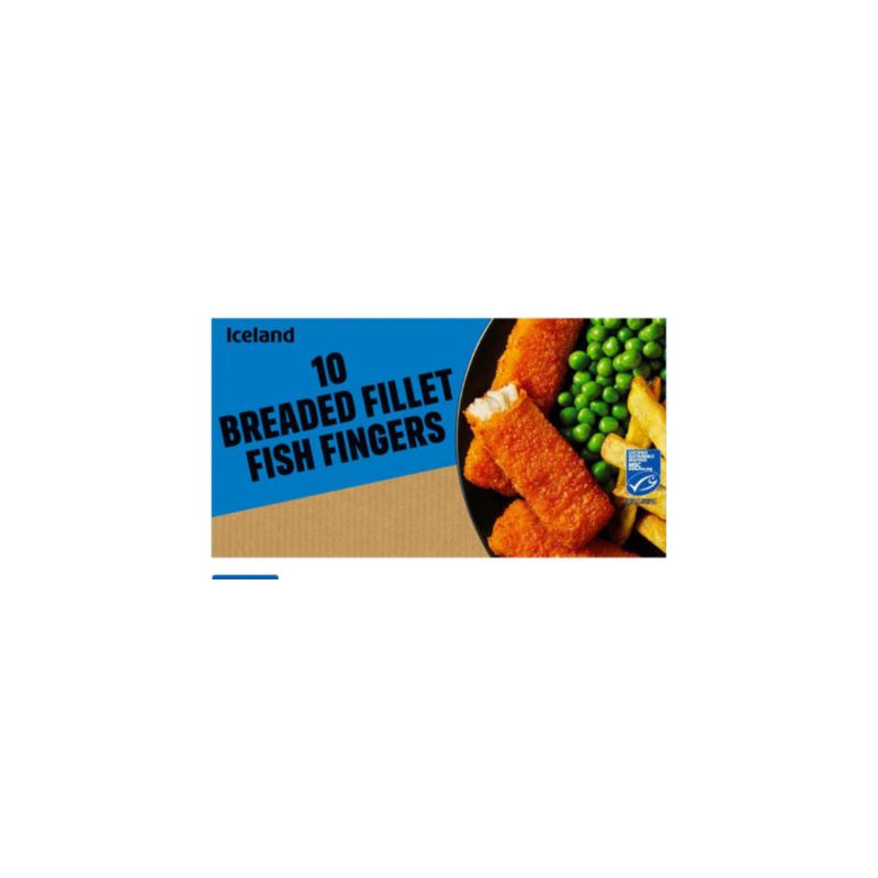 Iceland Breaded Fish Fingers (10/250g)