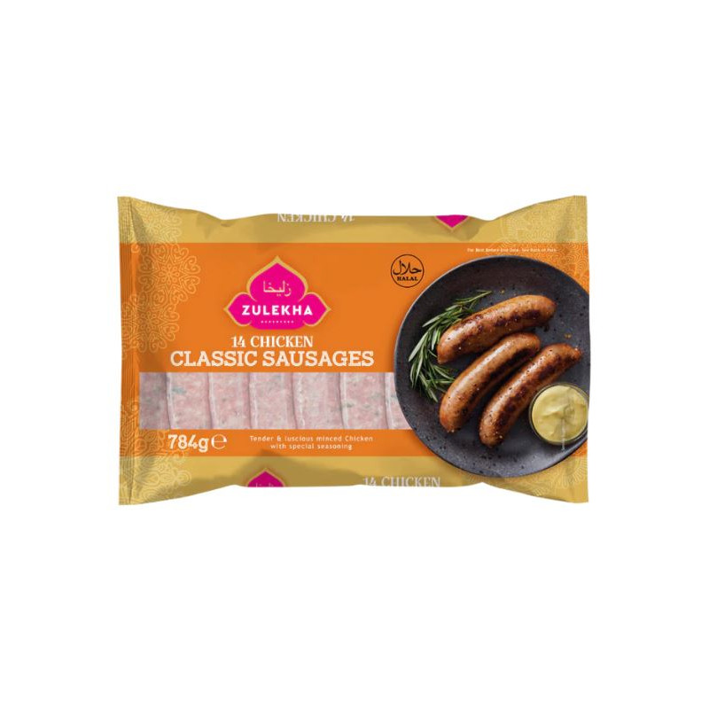 Zulekha - Chicken Classic Sausages (14/784g)