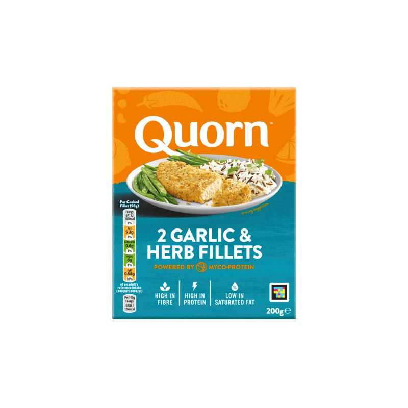 Quorn Garlic & Herb Fillets (200g)