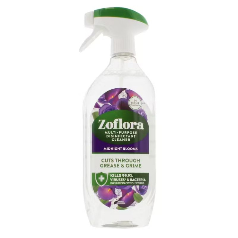 Zoflora Disinfectant - Midnight Blooms Trigger Spray (800ml)