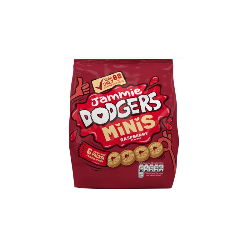 Burtons - Mini Jammie Dodgers Multi-Pack (6x20g)